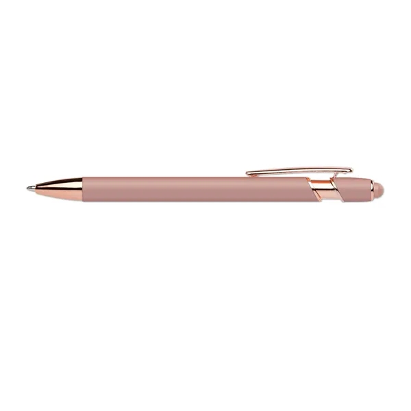 iWriter® Rose Gold - Stylus & Soft Touch Rubberized Metal Ball... from ASI 67675 Liqui-Mark Corp