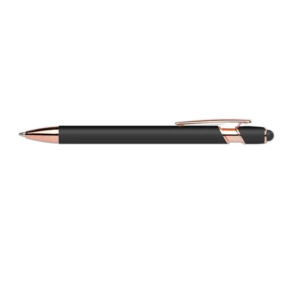 iWriter® Rose Gold - Stylus & Soft Touch Rubberized Metal Ball... from ASI 67675 Liqui-Mark Corp