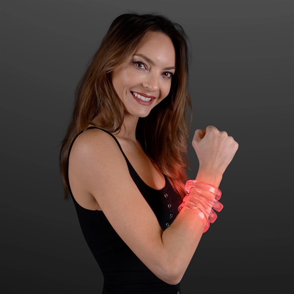 LASER ENGRAVED - Galaxy Glow LED Band Bracelets, Patent Pending; Blank... from ASI 34194 ALightPromos