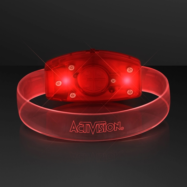 LASER ENGRAVED - Galaxy Glow LED Band Bracelets, Patent Pending; Blank... from ASI 34194 ALightPromos