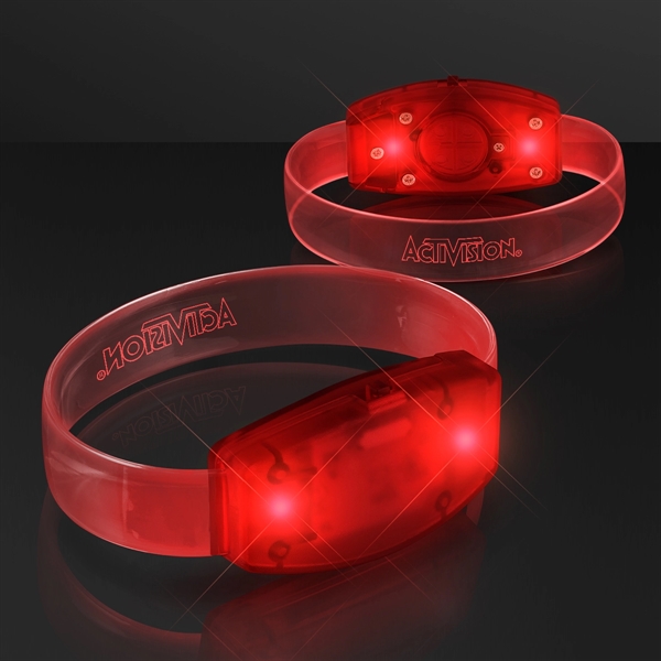 LASER ENGRAVED - Galaxy Glow LED Band Bracelets, Patent Pending; Blank... from ASI 34194 ALightPromos