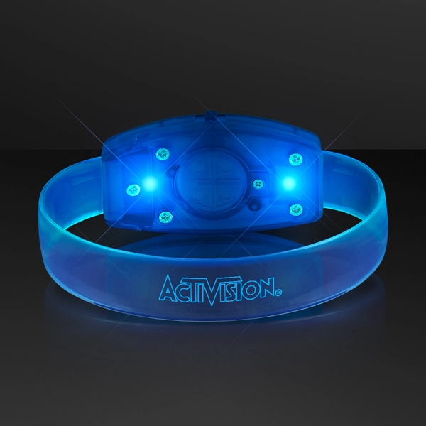 LASER ENGRAVED - Galaxy Glow LED Band Bracelets, Patent Pending; Blank... from ASI 34194 ALightPromos