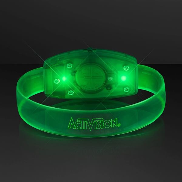 LASER ENGRAVED - Galaxy Glow LED Band Bracelets, Patent Pending; Blank... from ASI 34194 ALightPromos