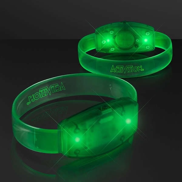 LASER ENGRAVED - Galaxy Glow LED Band Bracelets, Patent Pending; Blank... from ASI 34194 ALightPromos
