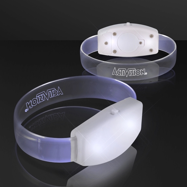 LASER ENGRAVED - Galaxy Glow LED Band Bracelets, Patent Pending; Blank... from ASI 34194 ALightPromos