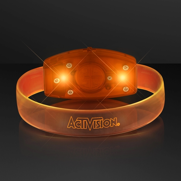 LASER ENGRAVED - Galaxy Glow LED Band Bracelets, Patent Pending; Blank... from ASI 34194 ALightPromos
