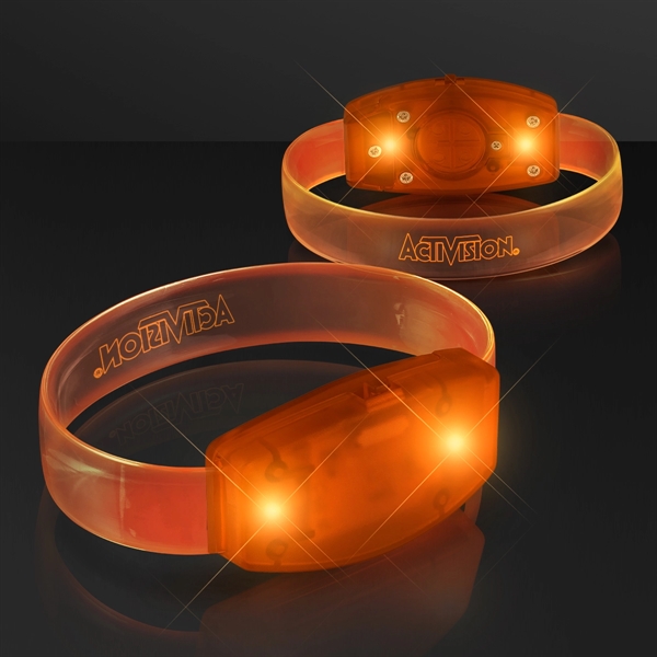 LASER ENGRAVED - Galaxy Glow LED Band Bracelets, Patent Pending; Blank... from ASI 34194 ALightPromos