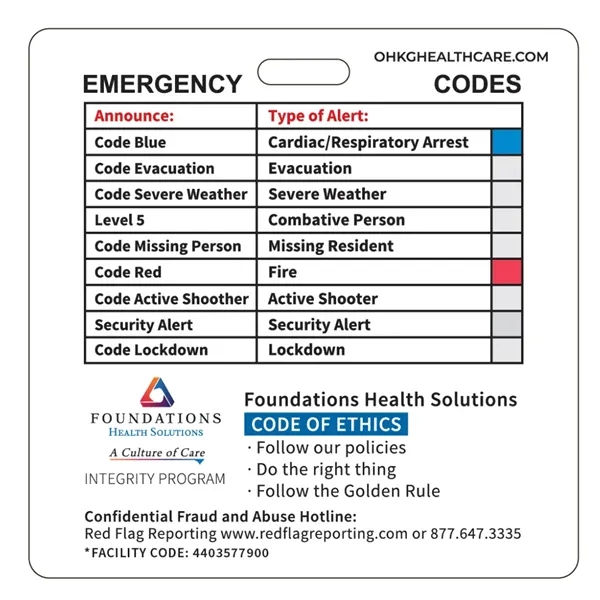 Badges help provide security, safety, and reduces patient anxiety.... from ASI 42393 Budgetcard Inc