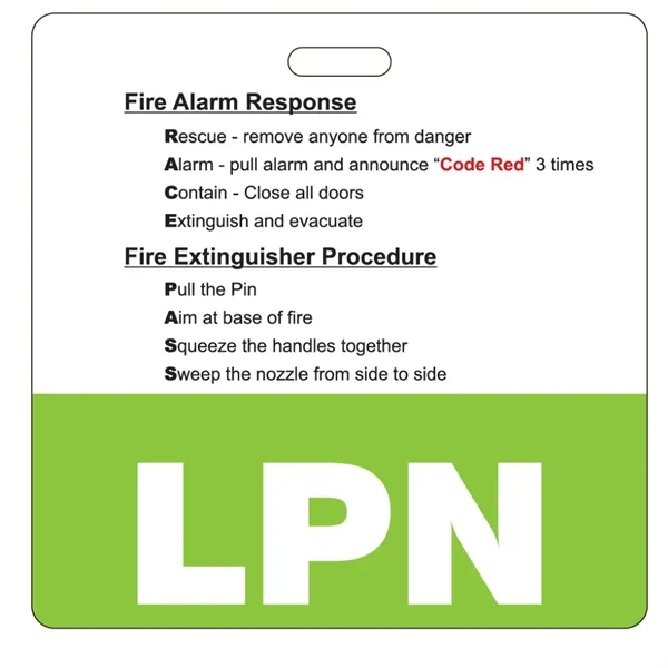Badges help provide security, safety, and reduces patient anxiety.... from ASI 42393 Budgetcard Inc