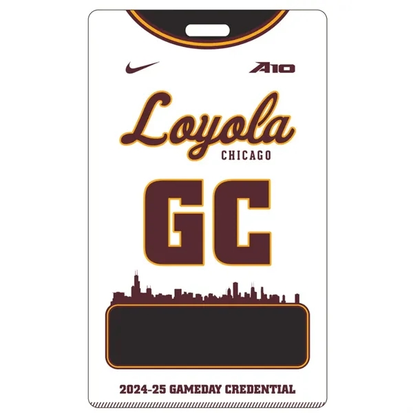 Large event tag made of white plastic and measuring 3" x... from ASI 42393 Budgetcard Inc