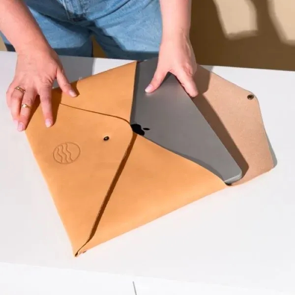 Laptop Envelope - Debossed Leather  (15" W x 10.5" H... from ASI 74710 Numo