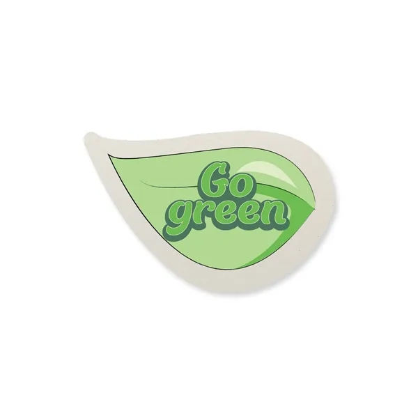 Leaf shaped expanding sponge is a sustainable and eco-friendly alternative to... from ASI 54040 Fey Promo