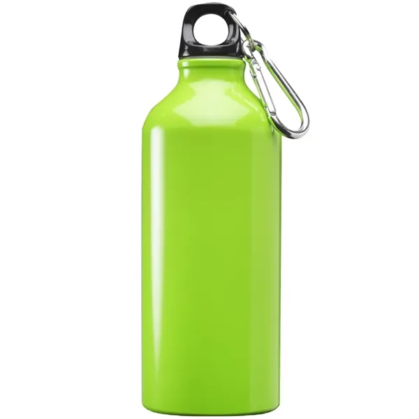 20 oz. aluminum sport water bottle with twist cap and carabiner.... from ASI 39552 BEL Promo