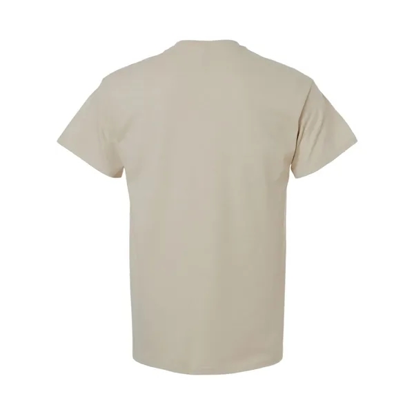 Adult T-shirt with a pocket of 6.0 oz preshrunk 100% cotton.... from ASI 84358 S&S Activewear