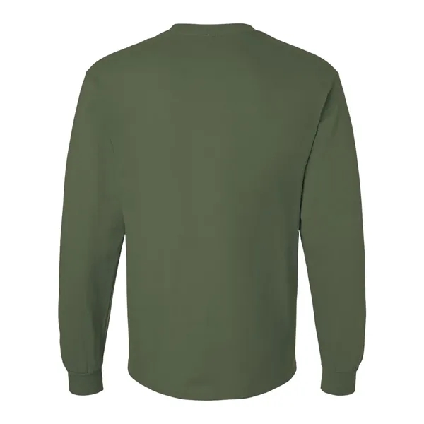 Long sleeve T-shirt made of Ultra Cotton with quarter-turned construction and... from ASI 84358 S&S Activewear