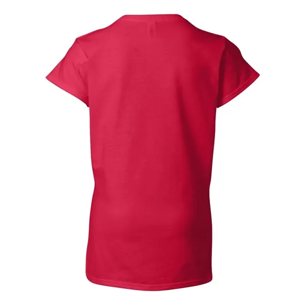 Women's v-neck t-shirt with 1/2" rib-knit collar. Blank product.... from ASI 84358 S&S Activewear