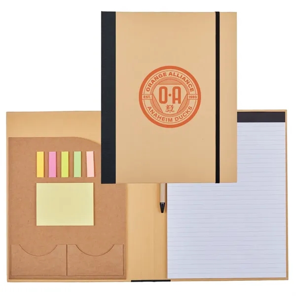 eco-friendly notebook with sticky notes and memo pad... from ASI 57655 STOPNGO Line