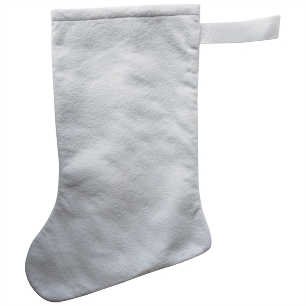 100% non-woven polyester Christmas stocking with full color digital printing on... from ASI 80228 Quinn