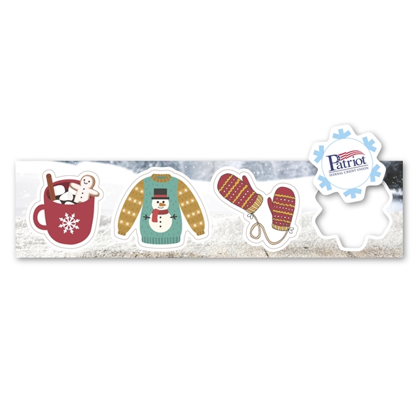 Set of 4 pop-out magnets with winter theme.... from ASI 68507 The Magnet Group / Magnet LLC™