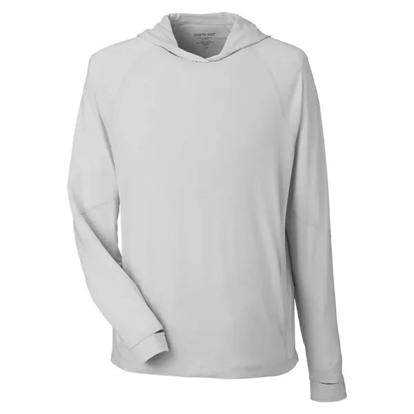 North End JAQ Stretch Performance Hooded Long Sleeve T-Shirt... from ASI 84358 S&S Activewear