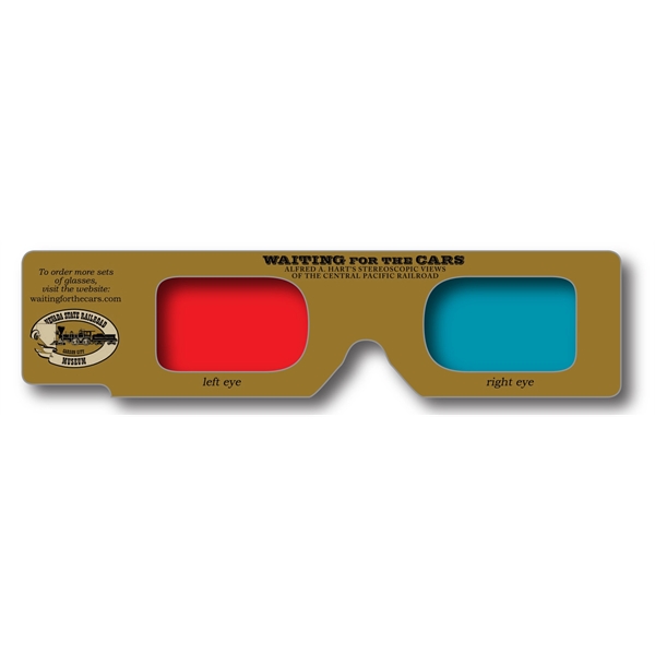 3D Glasses - Hand Held- Red/Cyan Lenses - Custom Imprint... from ASI 80485 Rainbow Symphony Inc / Rainbow Symphony