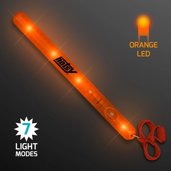 Flashing LED Patrol Wand with 27" lanyard. Blank or Imprinted.... from ASI 34194 ALightPromos / Alight Promotional Products