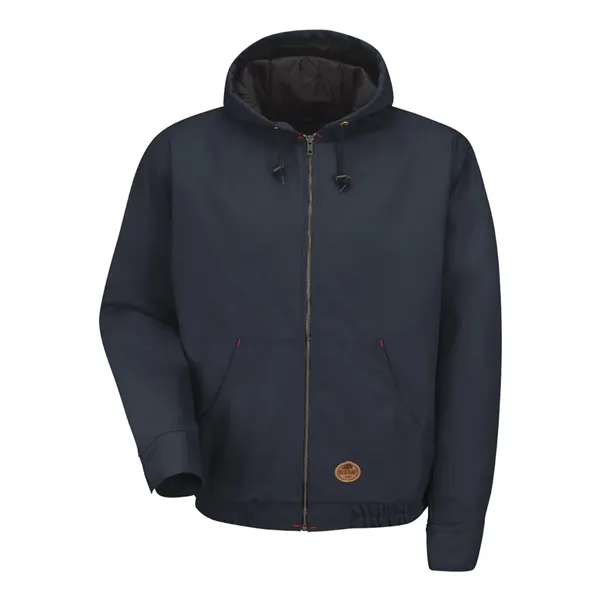 Blended Duck Zip-Front Hooded Jacket... from ASI 84358 S&S Activewear