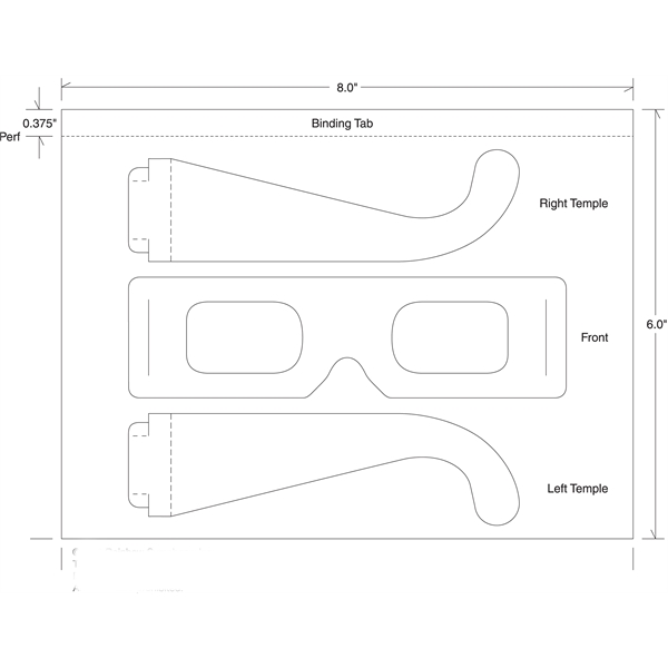 Custom Anaglyph 3D Bind-Ins Imprinted... from ASI 80485 Rainbow Symphony Inc / Rainbow Symphony