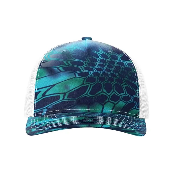 Richardson Printed Five-Panel Trucker Cap... from ASI 84358 S&S Activewear