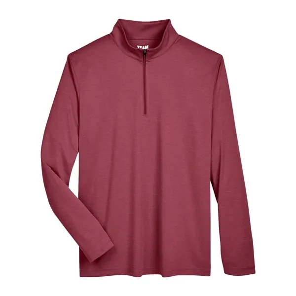 Team 365 Zone Sonic Heather Performance Quarter-Zip Pullover... from ASI 84358 S&S Activewear