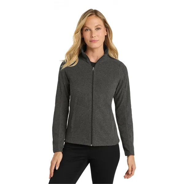 Port Authority Ladies Heather Microfleece Full-Zip Jacket.... from ASI 84863 SanMar
