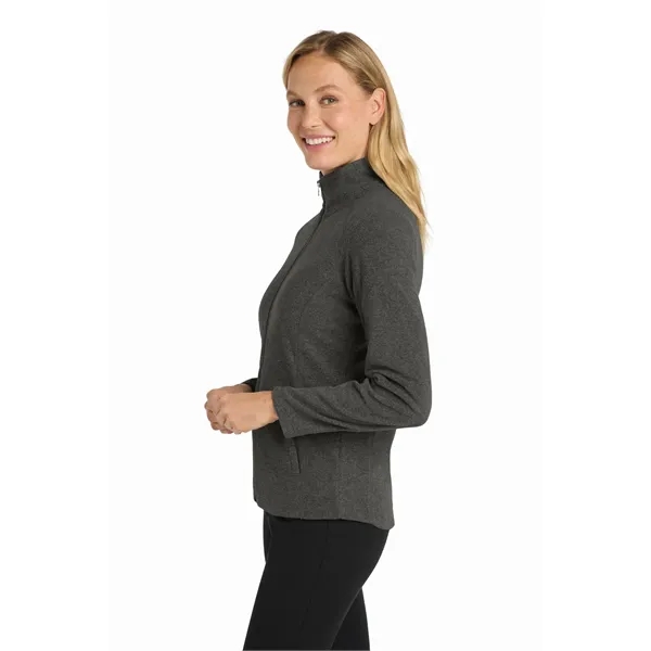 Port Authority Ladies Heather Microfleece Full-Zip Jacket.... from ASI 84863 SanMar