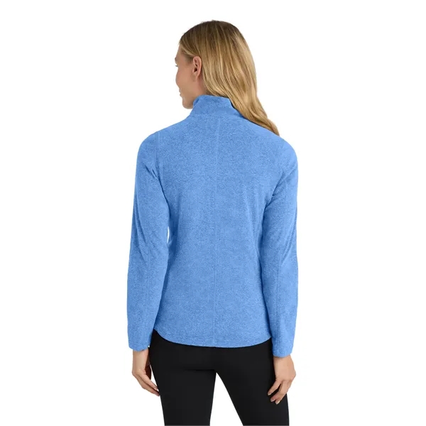 Port Authority Ladies Heather Microfleece Full-Zip Jacket.... from ASI 84863 SanMar