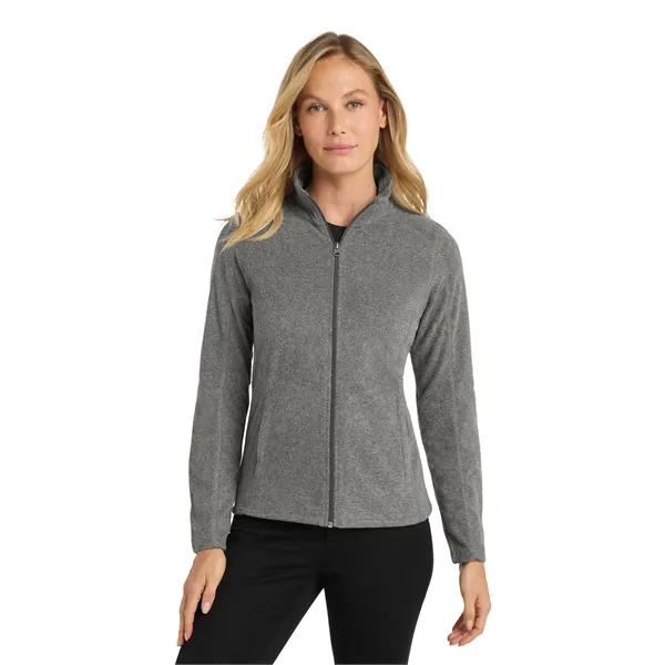 Port Authority Ladies Heather Microfleece Full-Zip Jacket.... from ASI 84863 SanMar