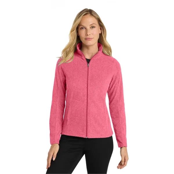 Port Authority Ladies Heather Microfleece Full-Zip Jacket.... from ASI 84863 SanMar