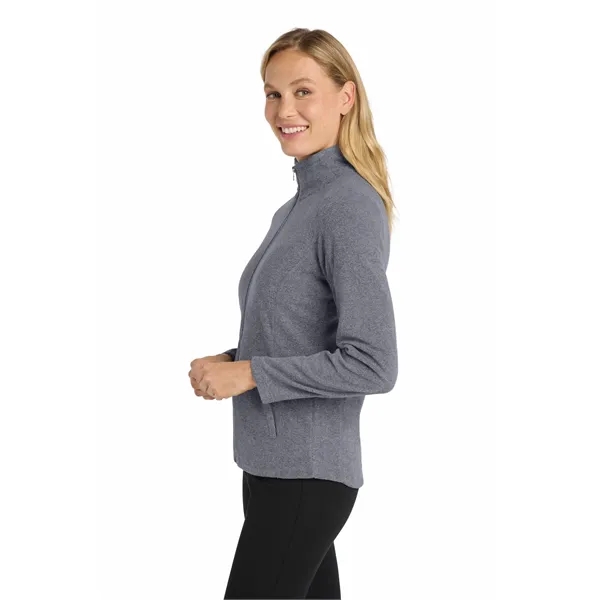 Port Authority Ladies Heather Microfleece Full-Zip Jacket.... from ASI 84863 SanMar