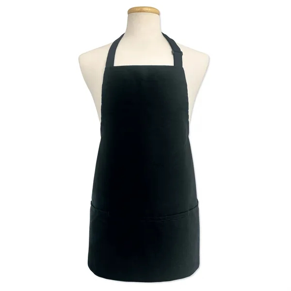 Black Adjustable Three Pocket BIb Apron... from ASI 98085 Wolfmark