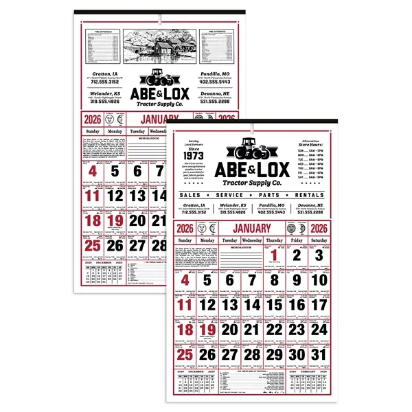 8-Sheet Almanac Calendar... from ASI 40480 Koozie Group