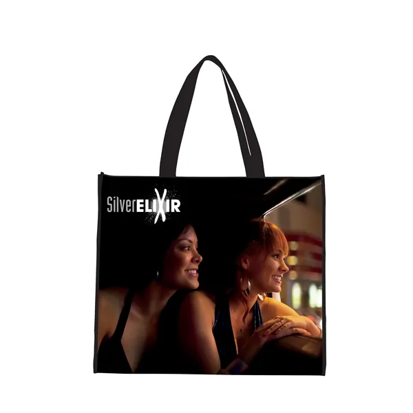 Laminated Non-Woven Landscape Tote... from ASI 40480 Koozie Group / Norwood