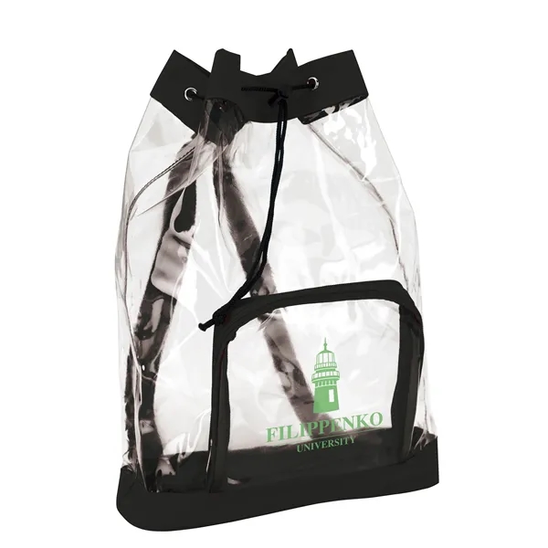 Clear Cinch Backpack... from ASI 40480 Koozie Group / Norwood