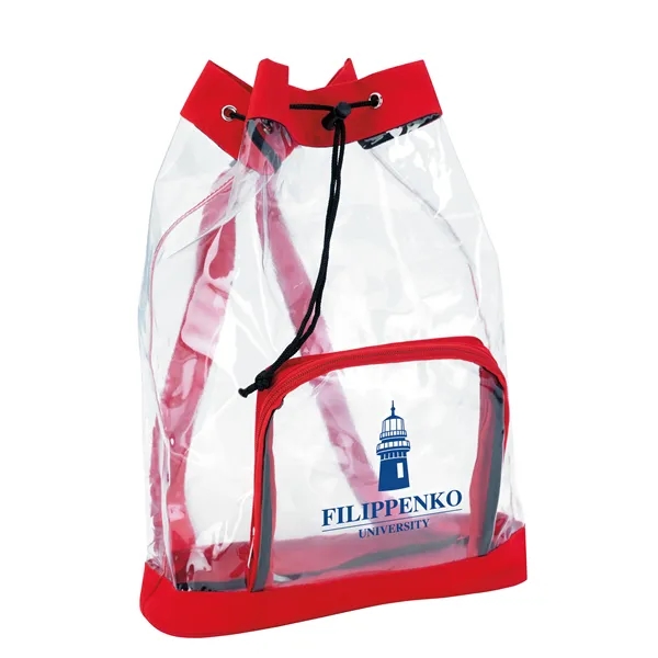 Clear Cinch Backpack... from ASI 40480 Koozie Group / Norwood