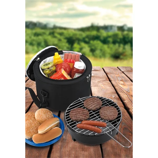 Koozie® Portable BBQ with Cooler Bag... from ASI 40480 Koozie Group / Norwood