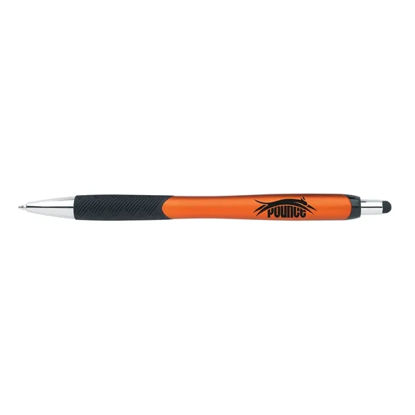 Metallic Pattern Grip Stylus Pen... from ASI 40480 Koozie Group / Norwood