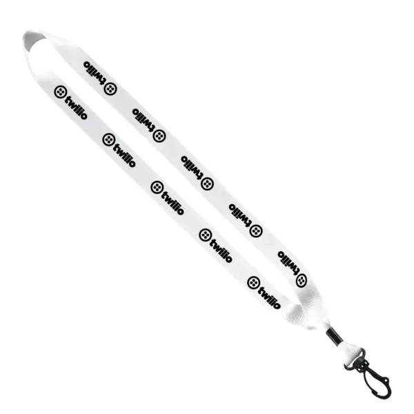 3/4" x 16" economy polyester lanyard with swivel snap hook.... from ASI 88060 Snugz/USA Inc / SnugZ USA®