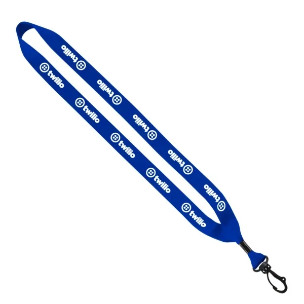 3/4" x 16" economy polyester lanyard with swivel snap hook.... from ASI 88060 Snugz/USA Inc / SnugZ USA®
