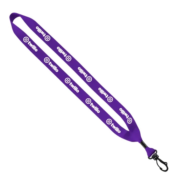 3/4" x 16" economy polyester lanyard with swivel snap hook.... from ASI 88060 Snugz/USA Inc / SnugZ USA®