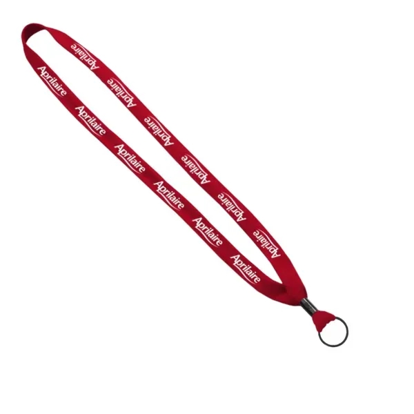 5/8" x 16" polyester lanyard with metal crimp and rubber O-ring.... from ASI 88060 Snugz/USA Inc / SnugZ USA®