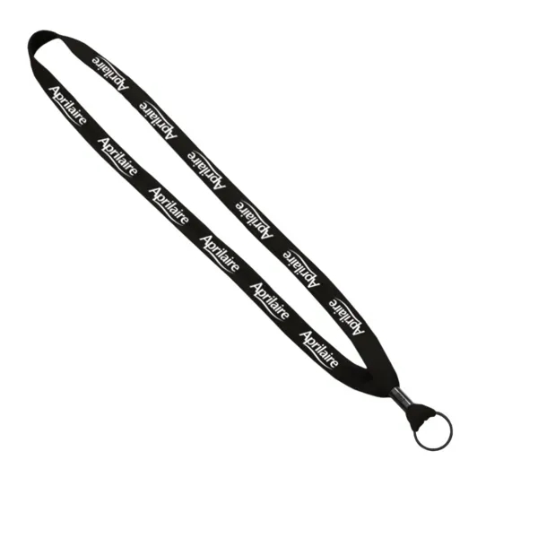 5/8" x 16" polyester lanyard with metal crimp and rubber O-ring.... from ASI 88060 Snugz/USA Inc / SnugZ USA®
