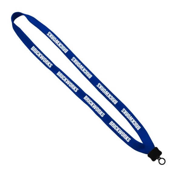 5/8" x 16" polyester lanyard with plastic clamshell and O-ring.... from ASI 88060 Snugz/USA Inc / SnugZ USA®