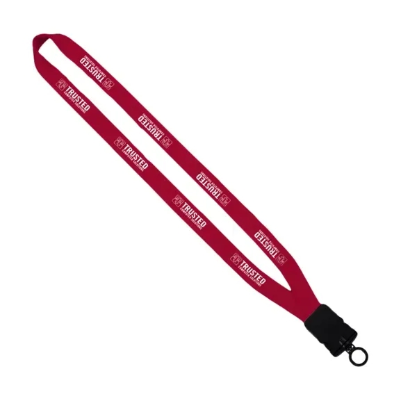 5/8" x 16" polyester lanyard with plastic snap-buckle release and O-ring.... from ASI 88060 Snugz/USA Inc / SnugZ USA®